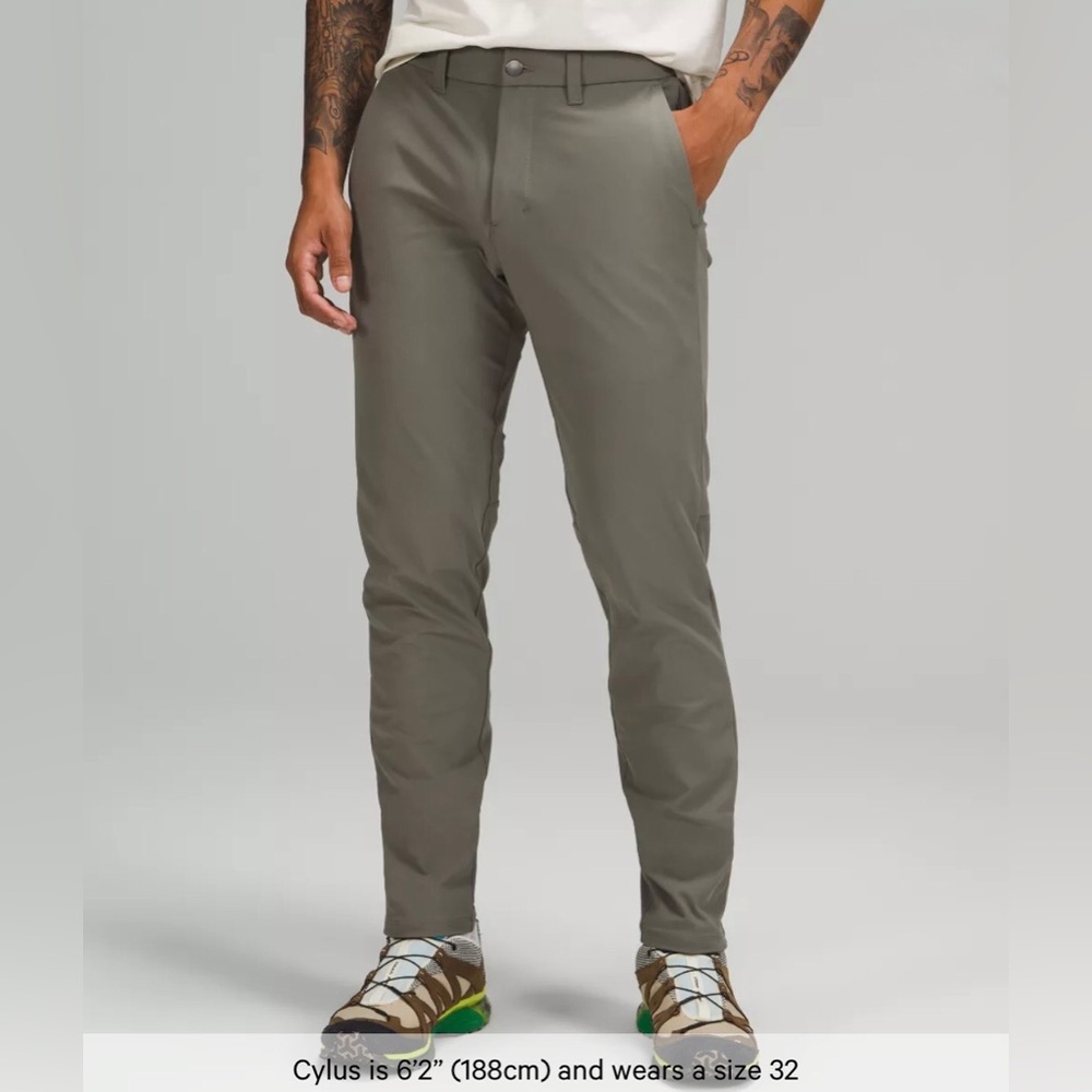 NWOT Lululemon ABC Slim-Fit Trouser Stretch Cotton VersaTwill 32 X 30